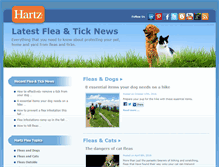 Tablet Screenshot of hartzflea.com